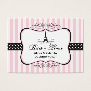 Paris Eiffel Tower Gastgeschenk Hochzeit Tag