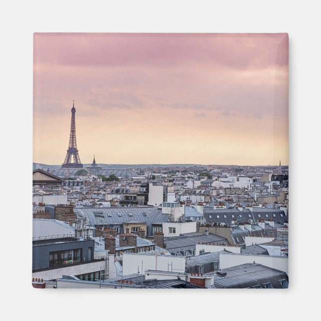 Paris Eiffel Tower La Vie En Rose Magnet (Vorne)