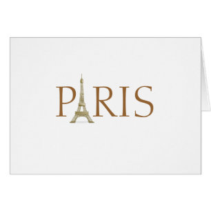 Paris Eiffel Tower Letter Frankreich Reise einziga