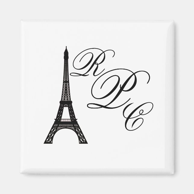 Paris Eiffel Tower Magnet (Vorne)