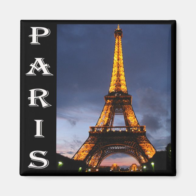Paris Eiffel Tower Magnet (Vorne)
