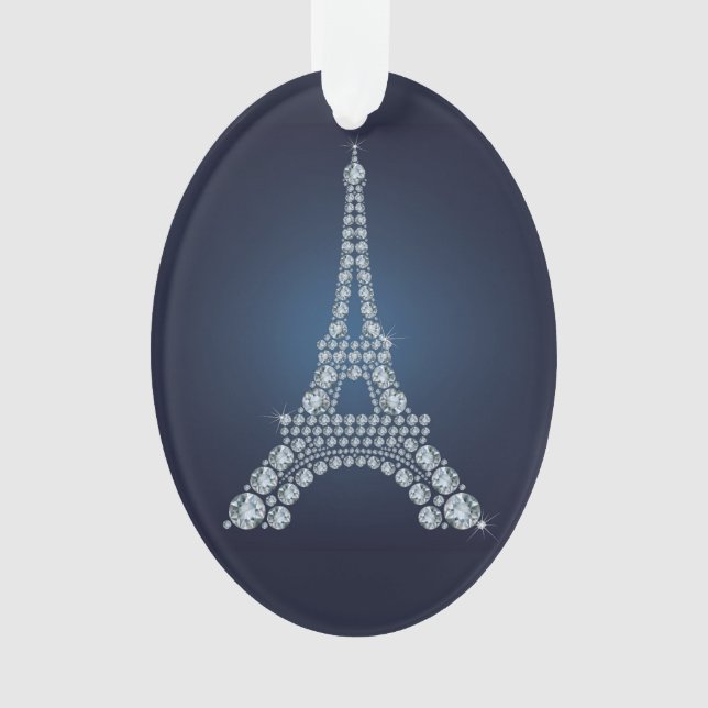 Paris Eiffel Tower Ornament (Vorderseite)