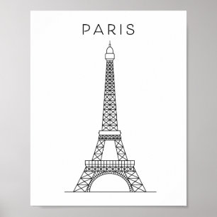 PARIS EIFFEL TOWER POSTER