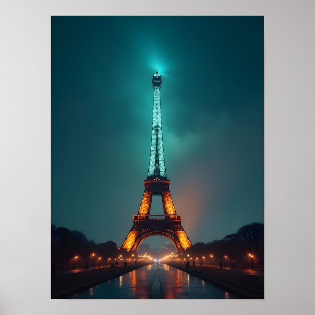 Paris Eiffel Tower Poster (Vorne)