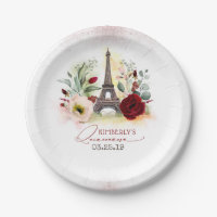 Paris Eiffel Tower Quinceañera 15. Geburtstagspart