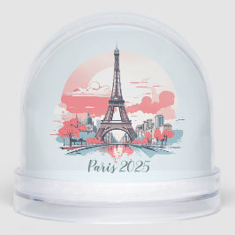 Paris Eiffel Tower Souvenir Snow Globe Schneekugeln