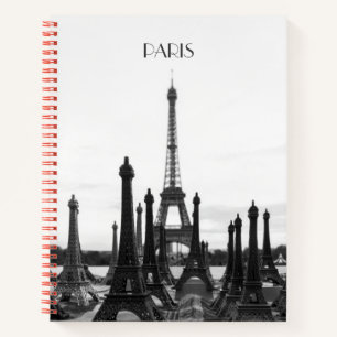 Paris Eiffel Tower Spiralnotebook Notizbuch