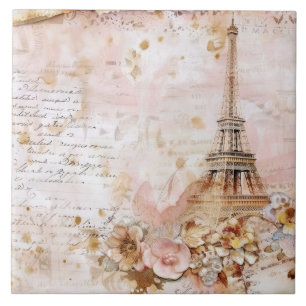 Paris Eiffel Tower Tile Fliese