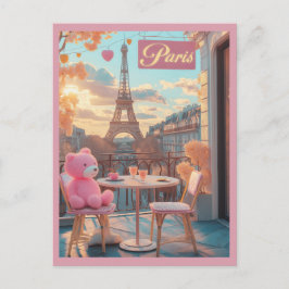 Paris - Eiffel Tower Travel Postkarte