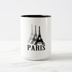 Paris Eiffel Tower Zweifarbige Tasse