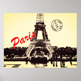 Paris Eiffel Turm Poster