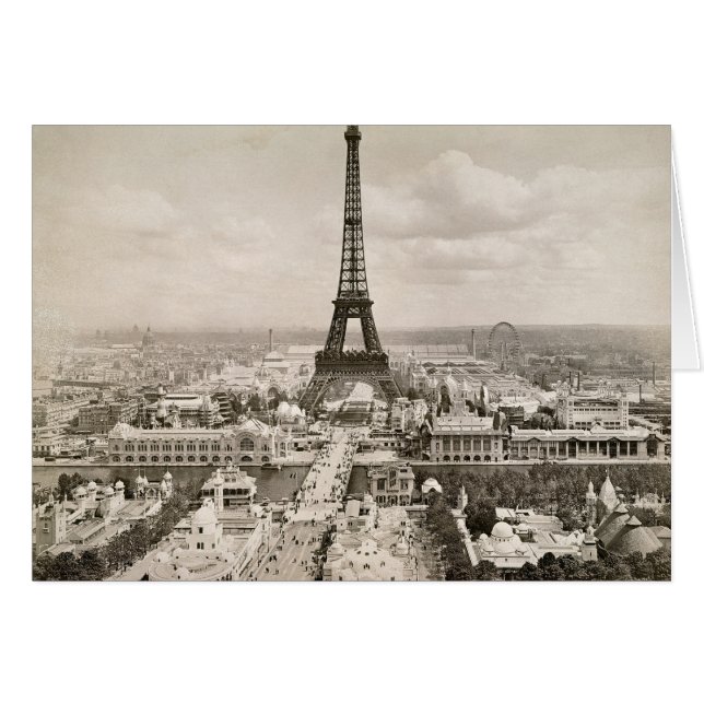Paris: Eiffelturm, 1900 (Vorderseite (Horizontal))