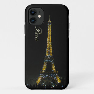 Paris, Eiffelturm am Nachtfall Case-Mate iPhone Hülle