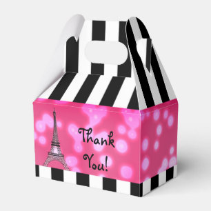 Paris Eiffelturm Chic Funkelnde Partygeschenkboxen Geschenkschachtel