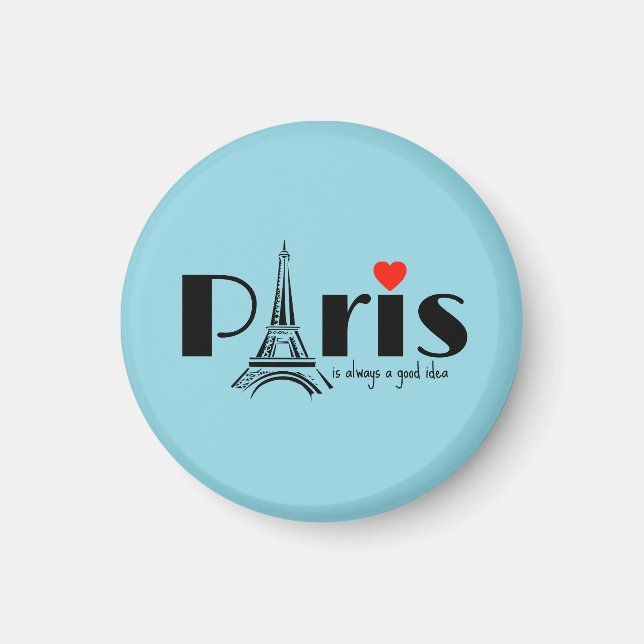 Paris Eiffelturm Design  Magnet (Vorne)