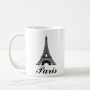 Paris Eiffelturm Design Tasse
