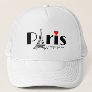 Paris Eiffelturm Design  Truckerkappe
