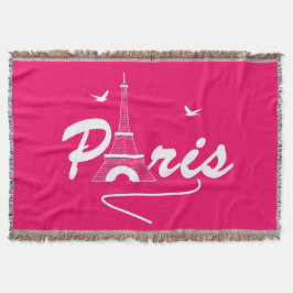 Paris Eiffelturm Extravaganter Text Grafik Decke