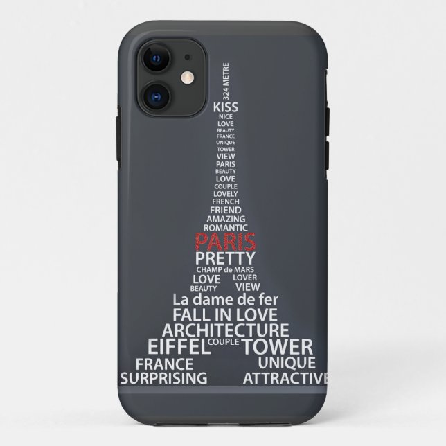 Paris-Eiffelturm iPhone Abdeckung Case-Mate iPhone Hülle (Rückseite)