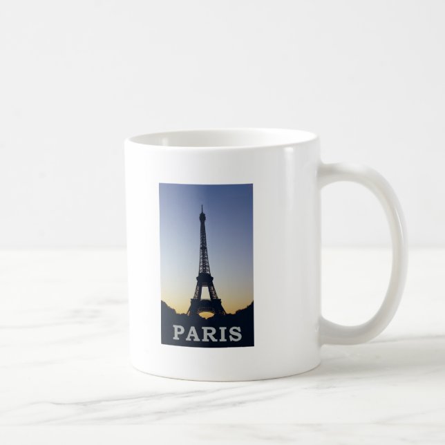 Paris-Eiffelturm Kaffeetasse (Rechts)