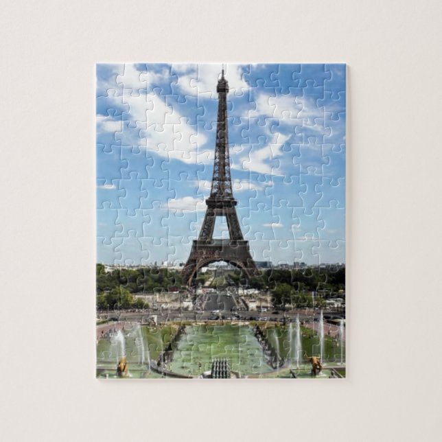 Paris-Eiffelturm - Klassiker Puzzle (Vertikal)