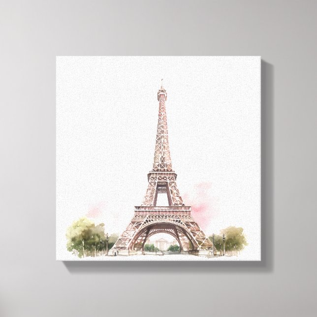 Paris Eiffelturm Leinwand  (Vorderseite)