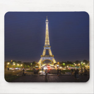 Paris-Eiffelturm-Nachtlichter Mousepad