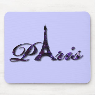 Paris Eiffelturm Pailletten Glitter Funkeln Mousepad