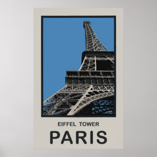 Paris-Eiffelturm Poster