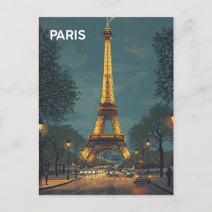 Paris Eiffelturm Postkarte