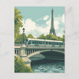 Paris Eiffelturm Postkarte