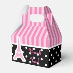 Paris Eiffelturm Rosa Geburtstagsfeier Geschenkbox Geschenkschachtel