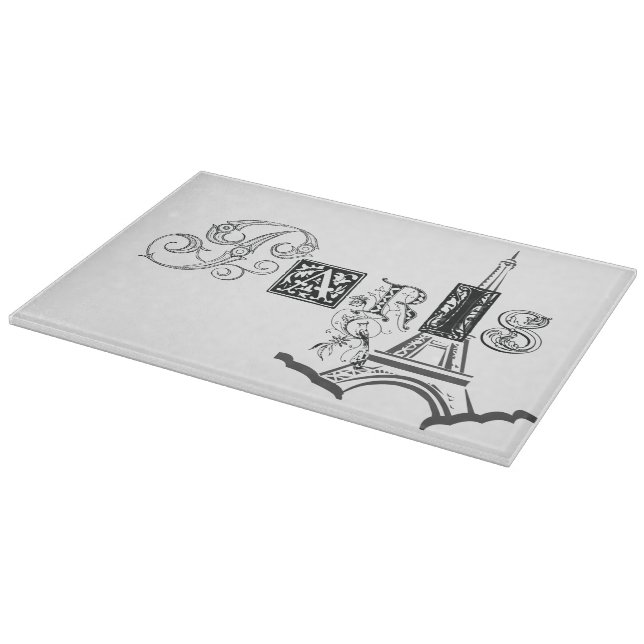 Paris-Eiffelturm Schneidebrett (Ecke)