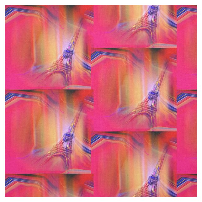 Paris-Eiffelturm Stoff (Muster)