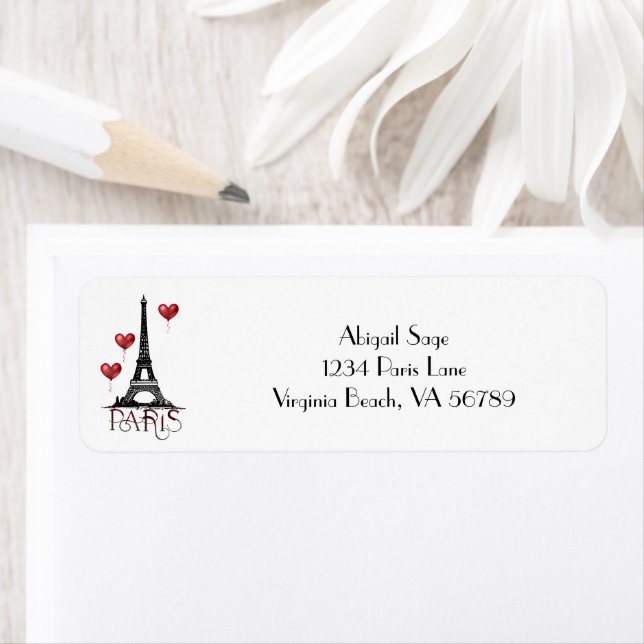 Paris, Eiffelturm und Red Balloons - Ansprache (Insitu)