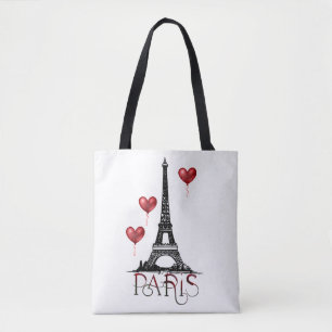 Paris, Eiffelturm und Rotes Herz