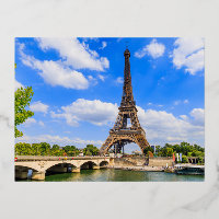 Paris, Eiffelturm und Seine, Frankreich.