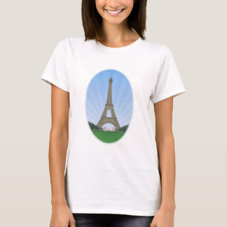 Paris:Eiffelturm: Vektor Zeichnend: T-Shirt