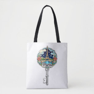 Paris Eiffelturm Vintage Schlüssel Souvenir-Tasche