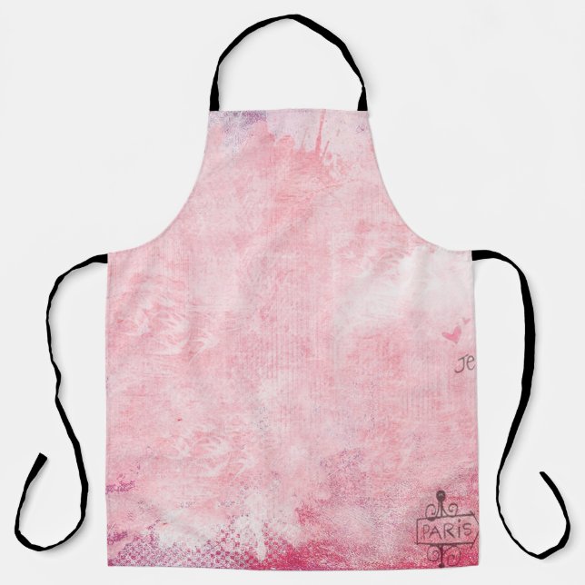 Paris-Eiffelturm Vintage Tauben Schürze (Vorderseite)