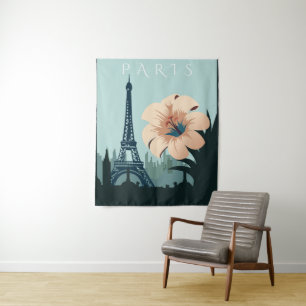 Paris Eiffelturm Wandteppich