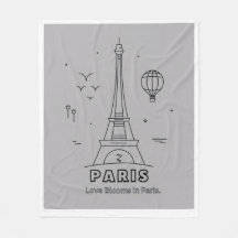 Paris Eiffelturm-Wurfdecke