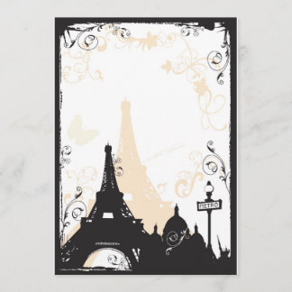 Paris-Einladung Einladung