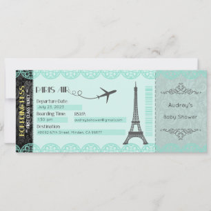 Paris-Einladung, individuelle Paris-Einladung Einladung