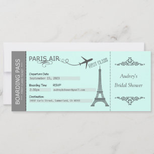 Paris Einladung, Paris Thema Einladung, Geburtstag Einladung