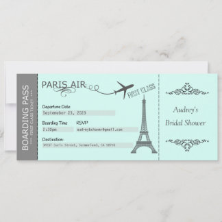 Paris Einladung, Paris Thema Einladung, Geburtstag Einladung