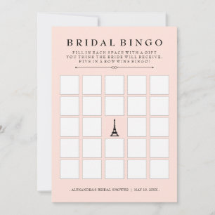 Paris Elegance Bridal Bingo Brautparty Game