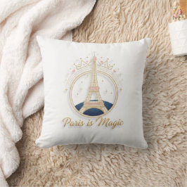 Paris - Elegant Eiffel Tower & Celestial Gold Kissen