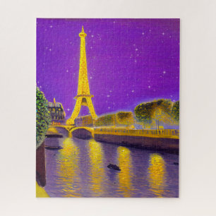 Paris entlang der Seine unter den Sternen Puzzle