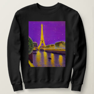 Paris entlang der Seine unter den Sternen Sweatshirt